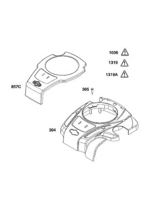B&S - serijska številka  od 09  093J02-0079-H5 B - SKLOP OHIÅ JA VENTILATORJA della Marca Stihl